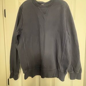 J. Crew Vintage Women's Navy Sweatshirt